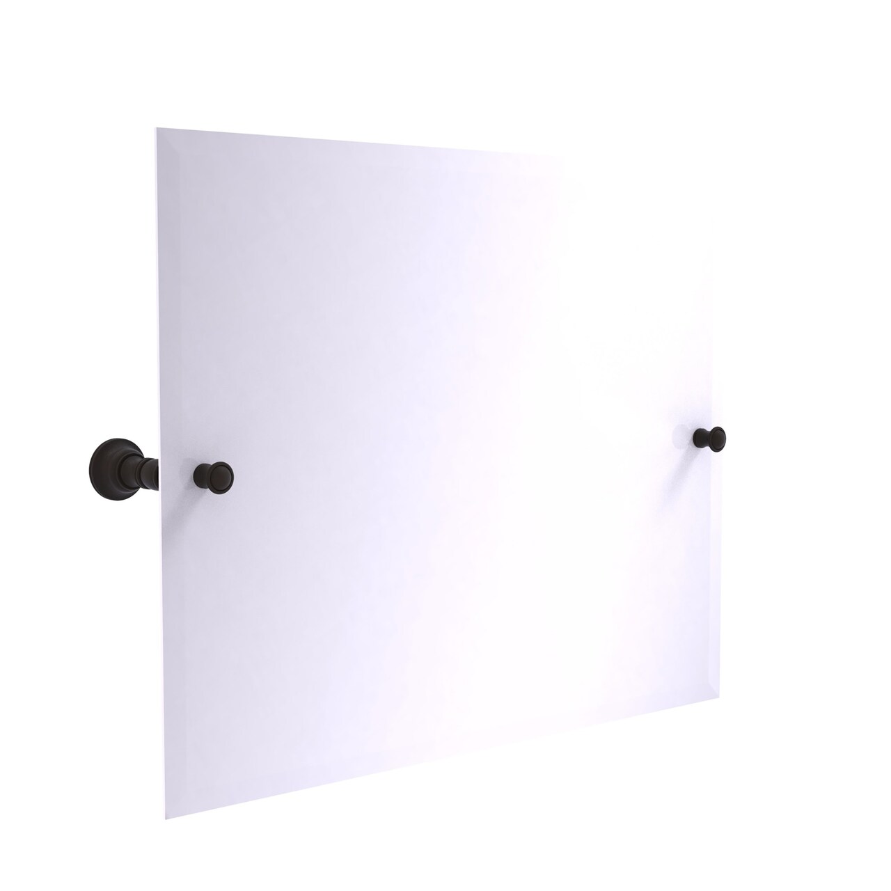 Carolina Collection Frameless Landscape Rectangular Tilt Mirror With Beveled Edge - Oil Rubbed Bronze